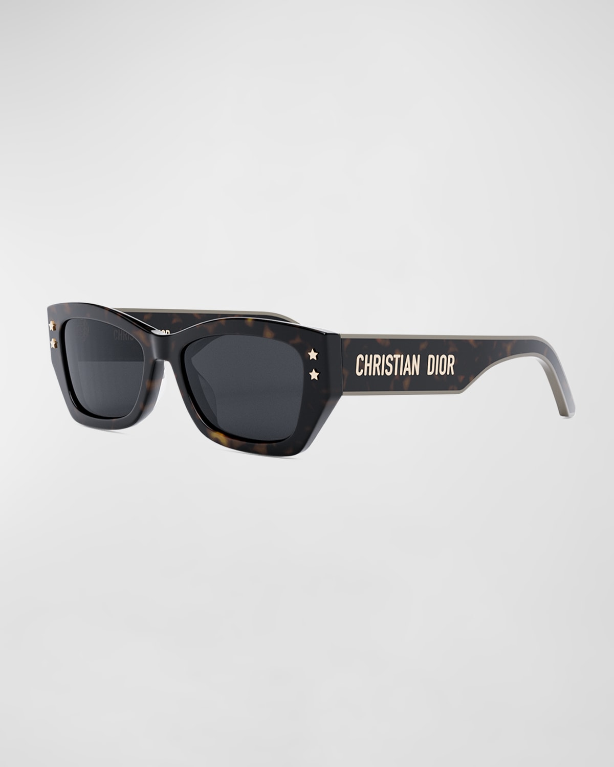 Shop Dior Pacific S2u Sunglasses In Dark Havana Smoke