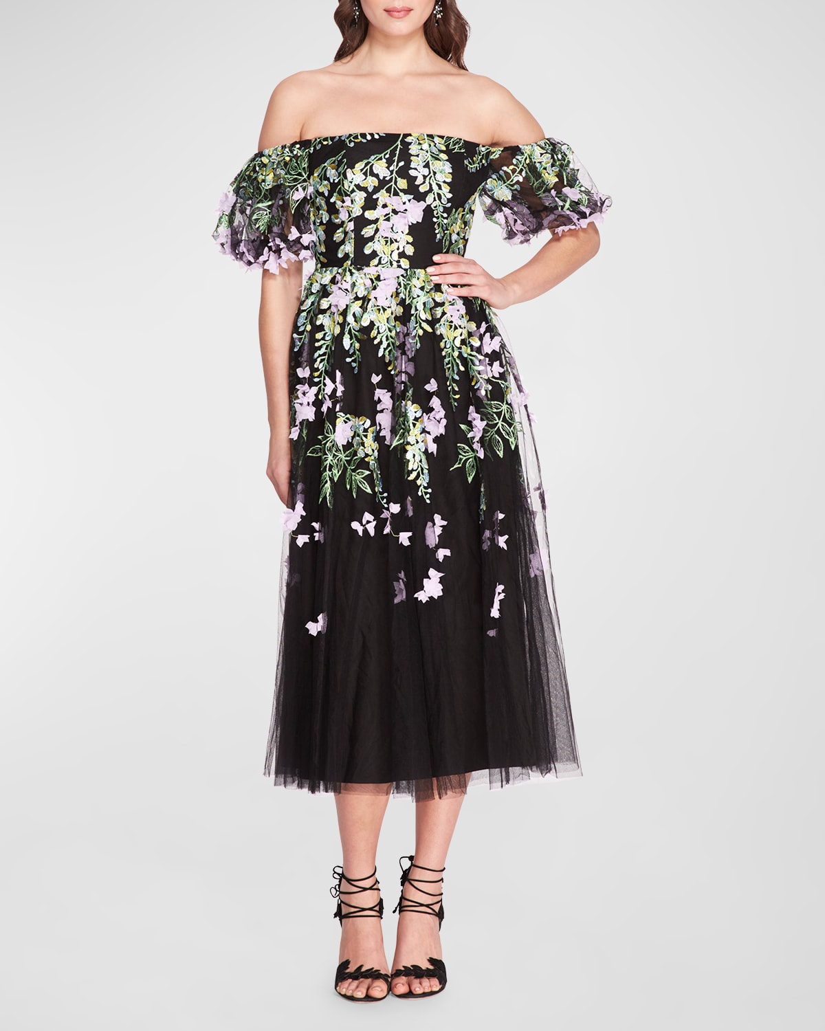 knee length dresses for ladies Strapless Corded Midi Dress