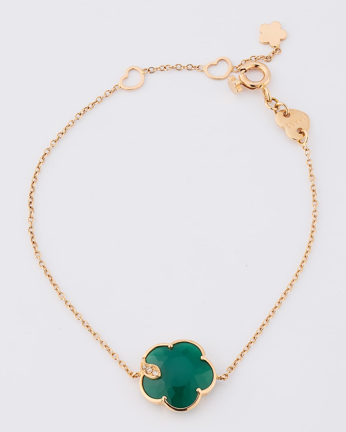 Pasquale Bruni 18k Rose Gold Joli Agate Bracelet with Diamonds