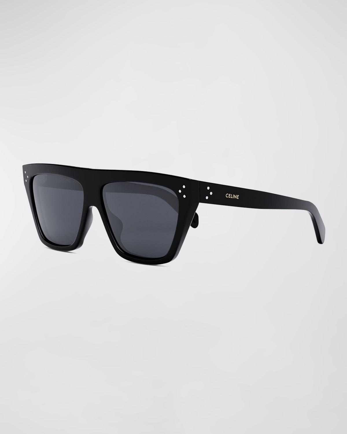 CELINE BOLD 3 DOTS SQUARE ACETATE SUNGLASSES