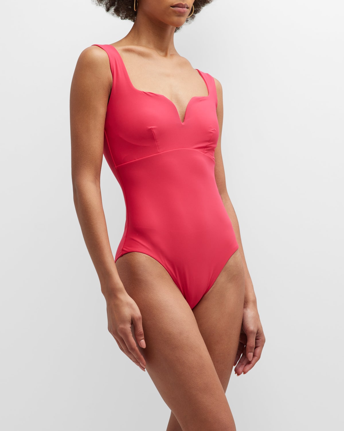 Bondi Born Eleanor Underwire One-piece Swimsuit In Pink