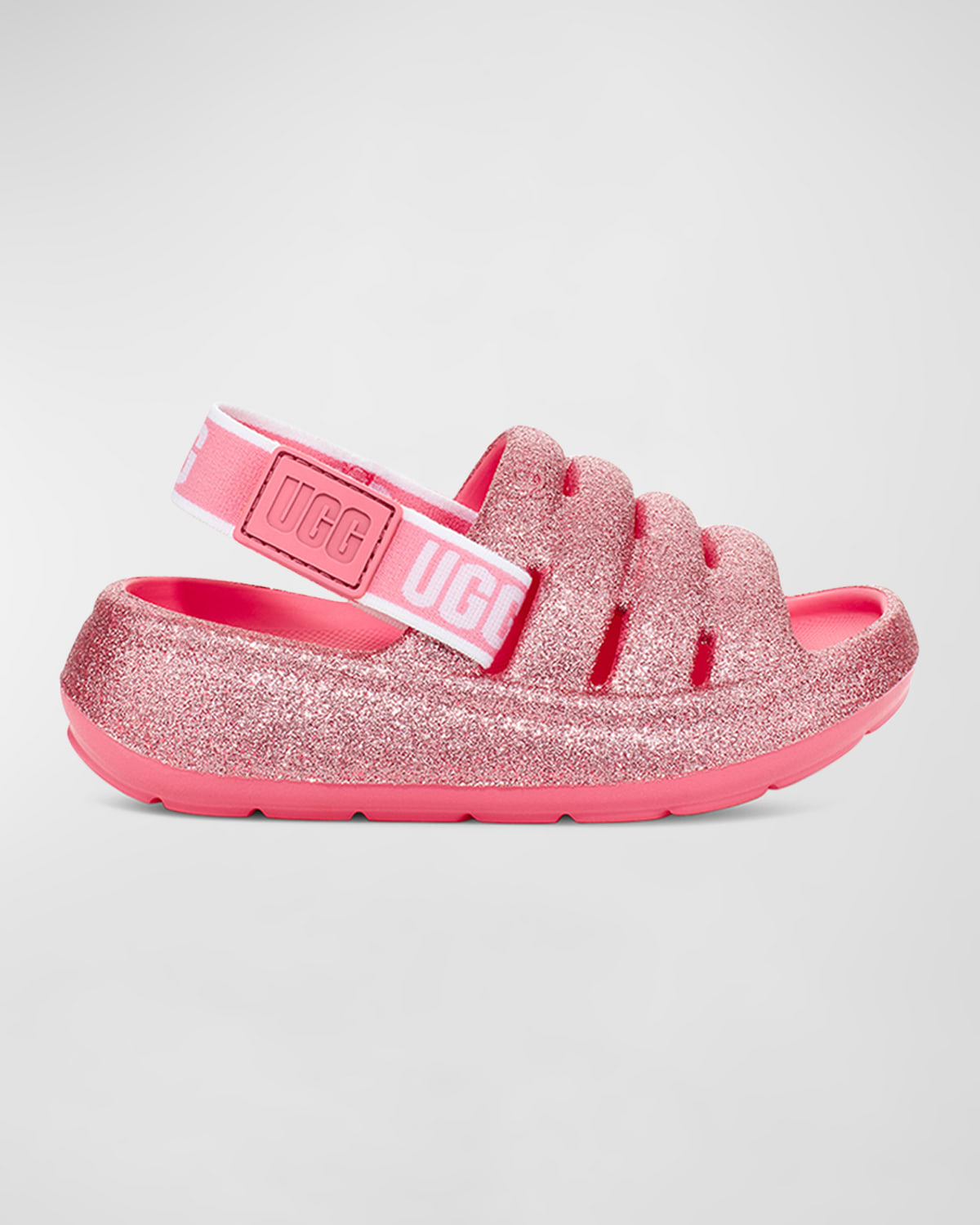 UGG GIRL'S SPORT YEAH GLITTER SANDALS, BABY/TODDLERS