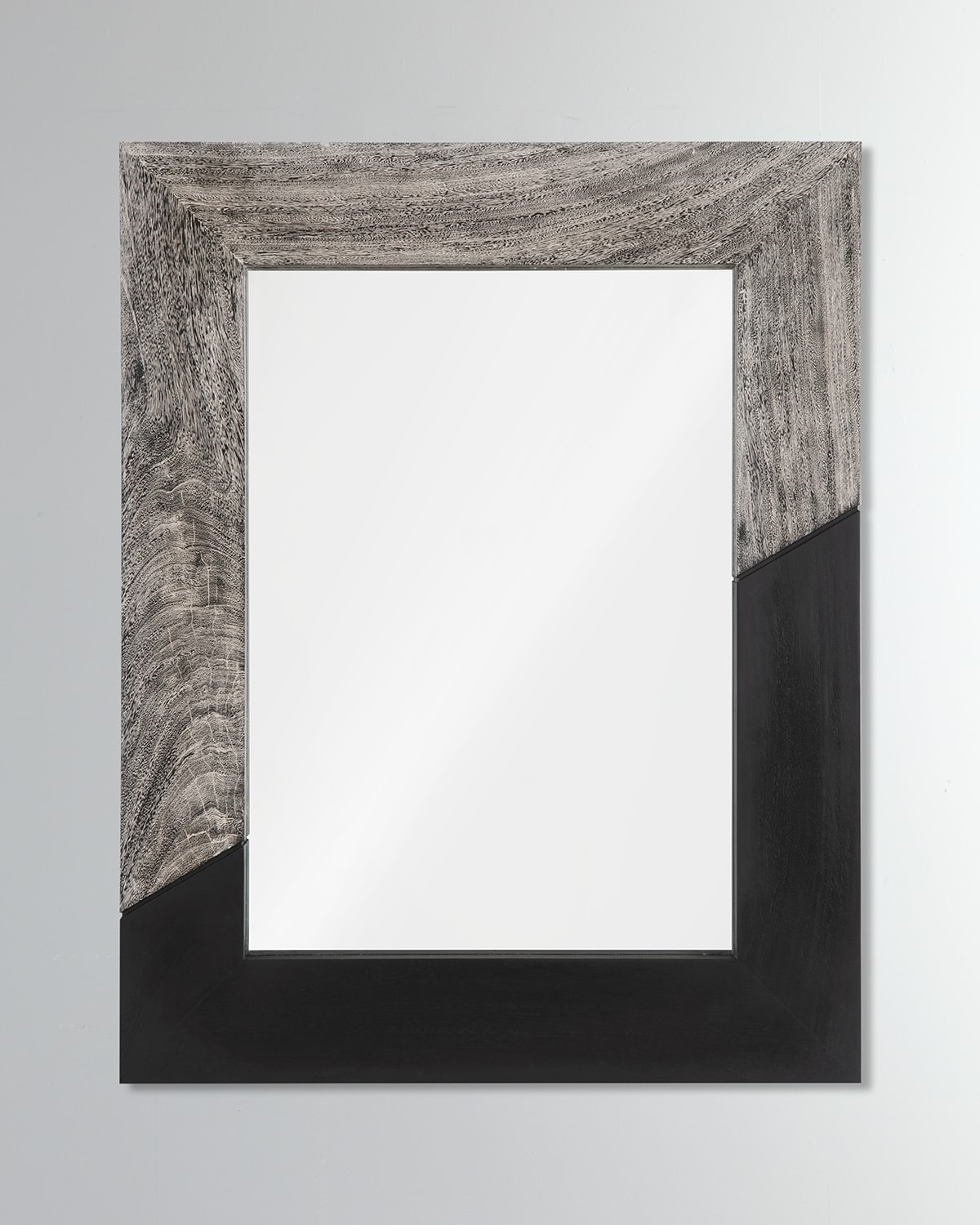 Geometry Wood Mirror - 46"