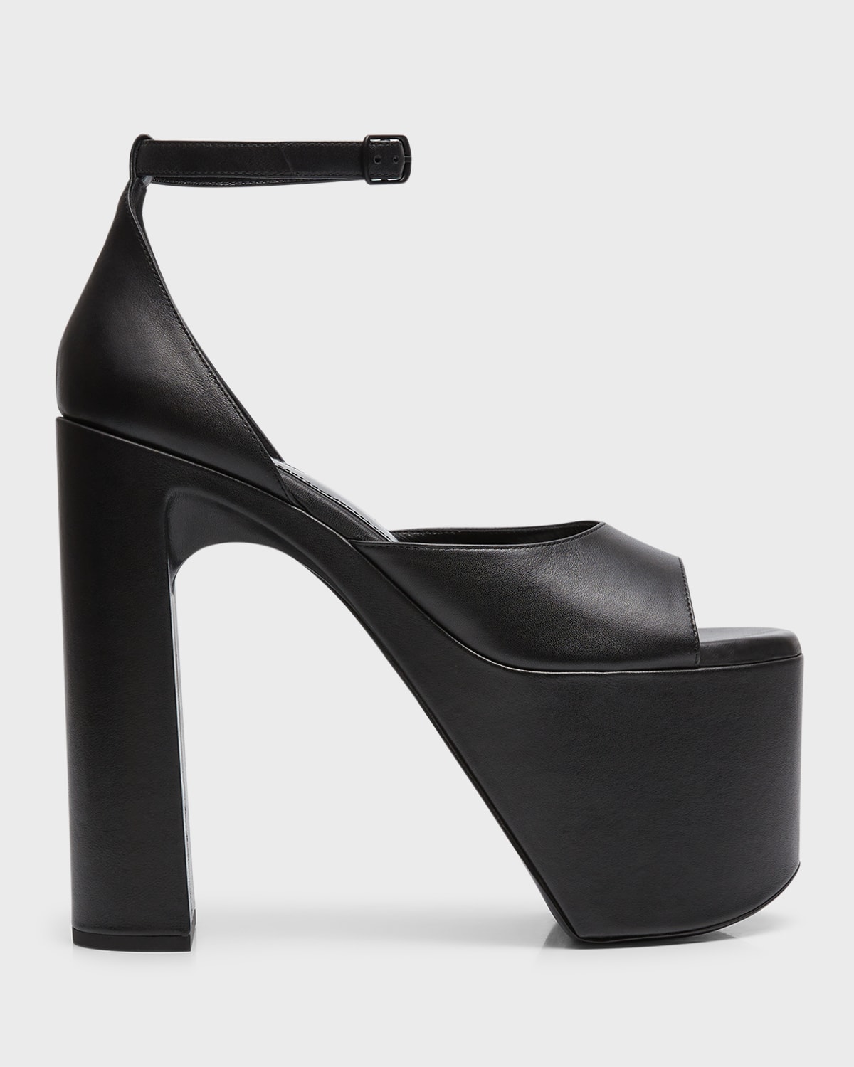 Shop Balenciaga Camden 160mm Sandal In 1000 Black