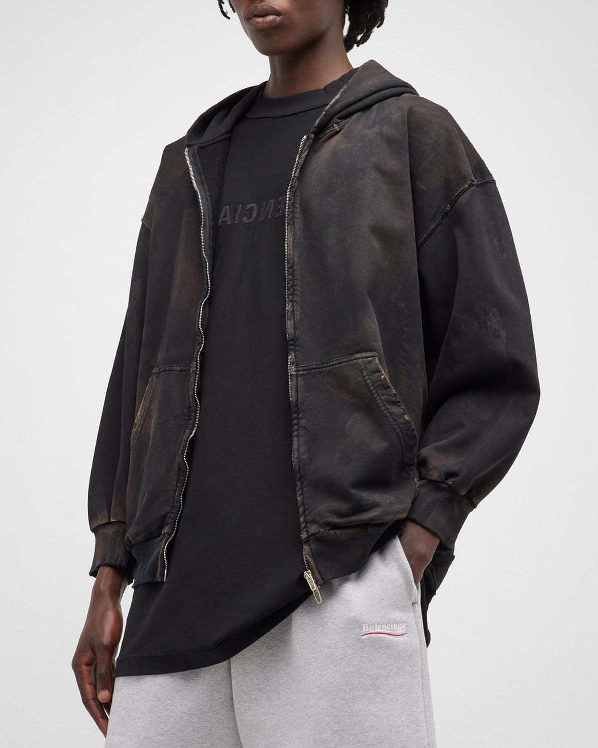 Balenciaga washed hoodie sales