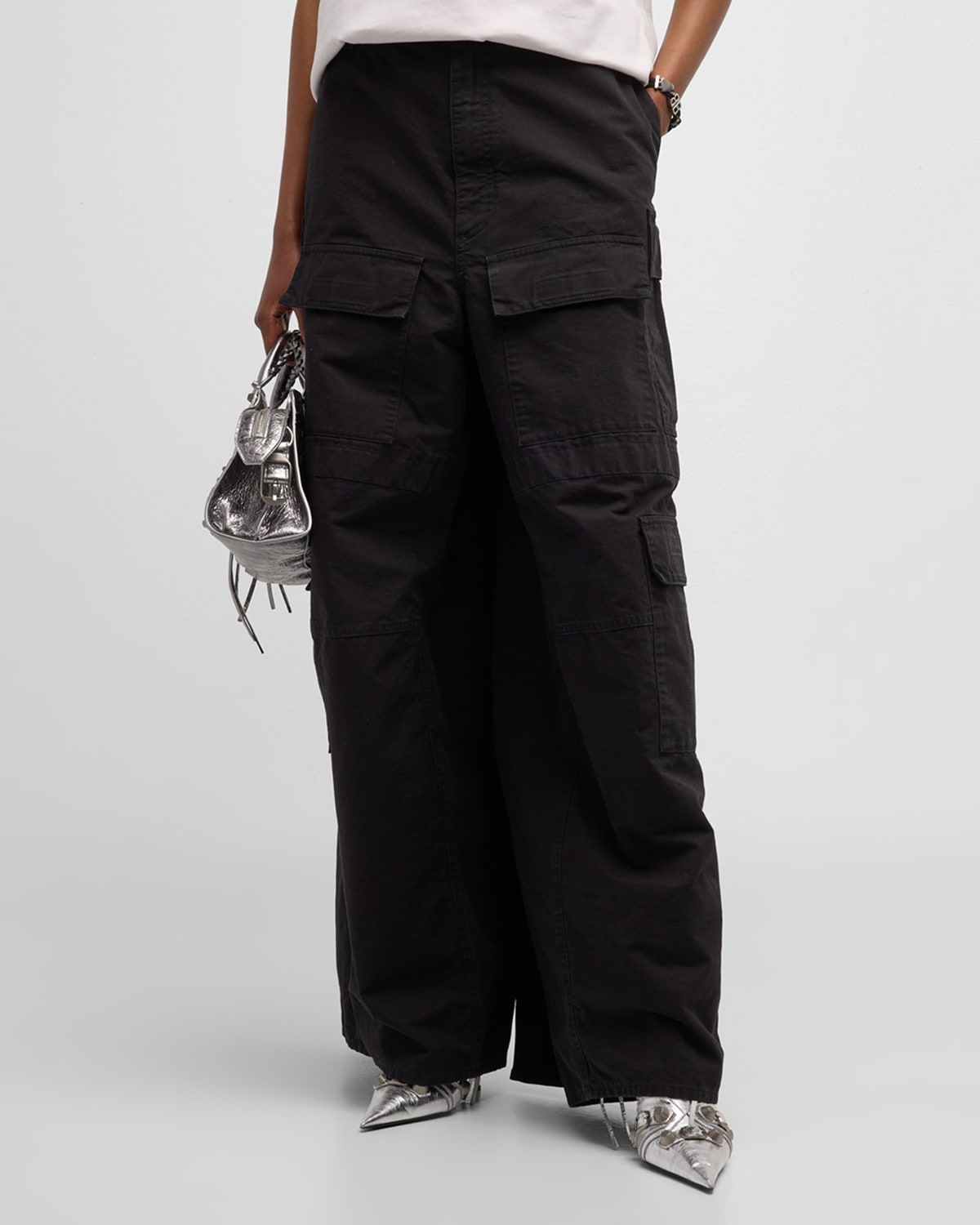 Apron Cargo Pants Skirt