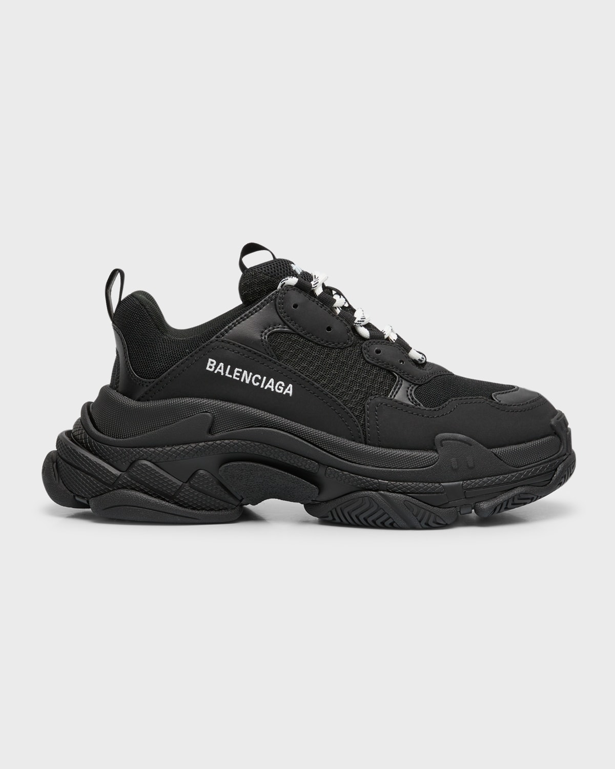 Shop Balenciaga Triple S Sneaker In 1000 Black