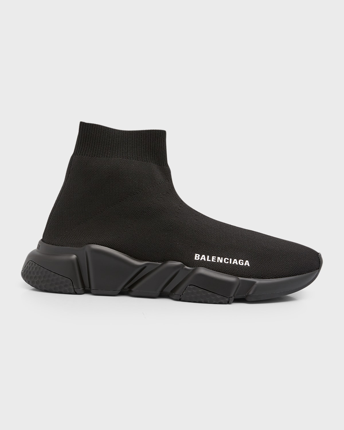 Shop Balenciaga Speed Recycled Knit Sneaker In 1013 Black