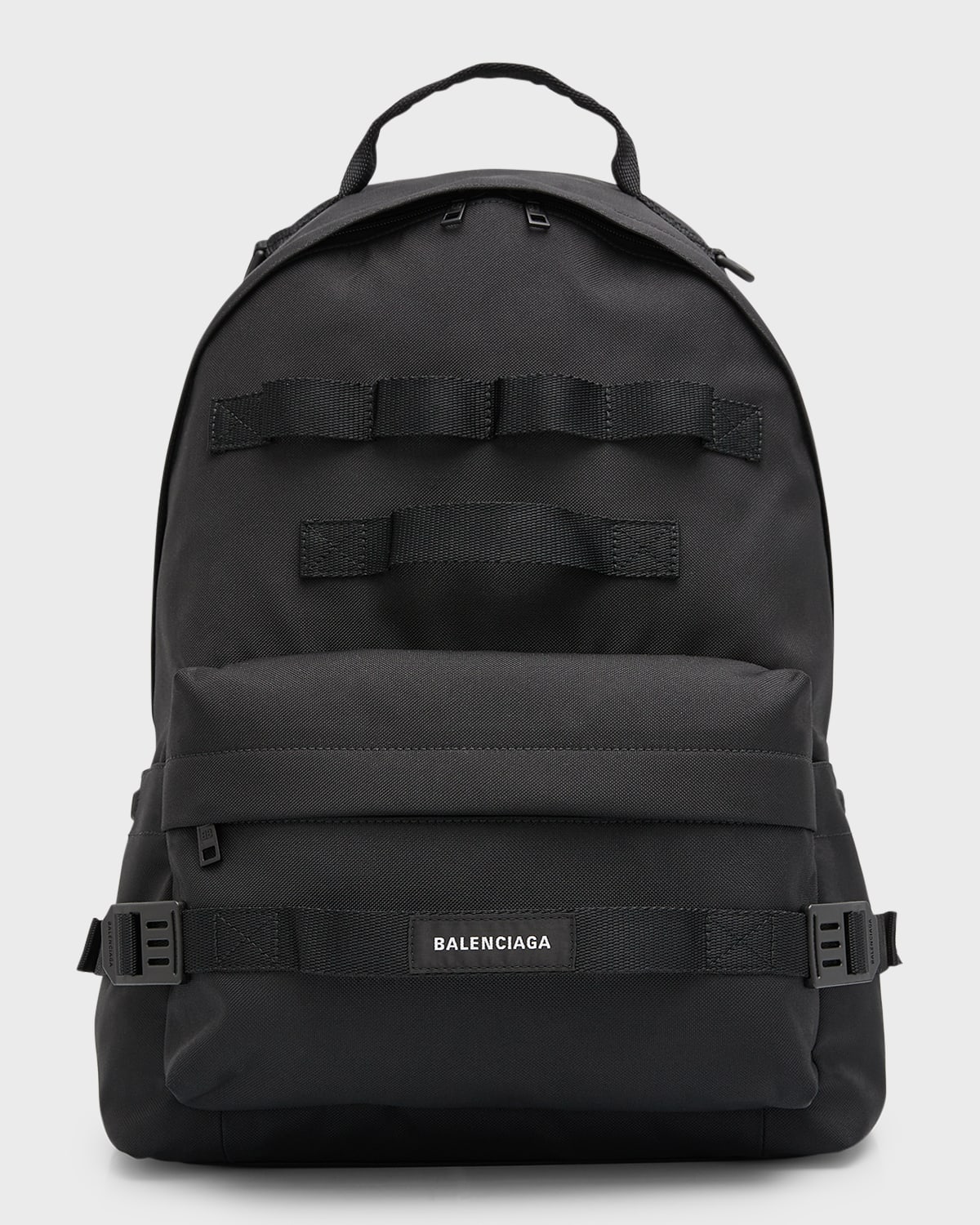Balenciaga Army Medium Multicarry Backpack In 1000 Black