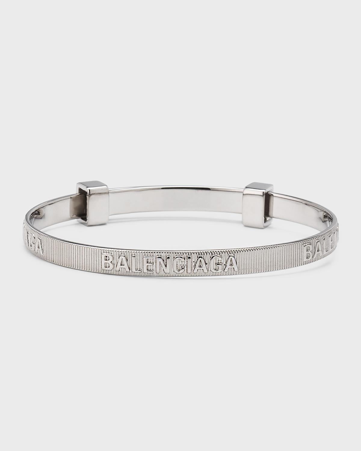Balenciaga Logo Hoop Bracelet | Smart Closet