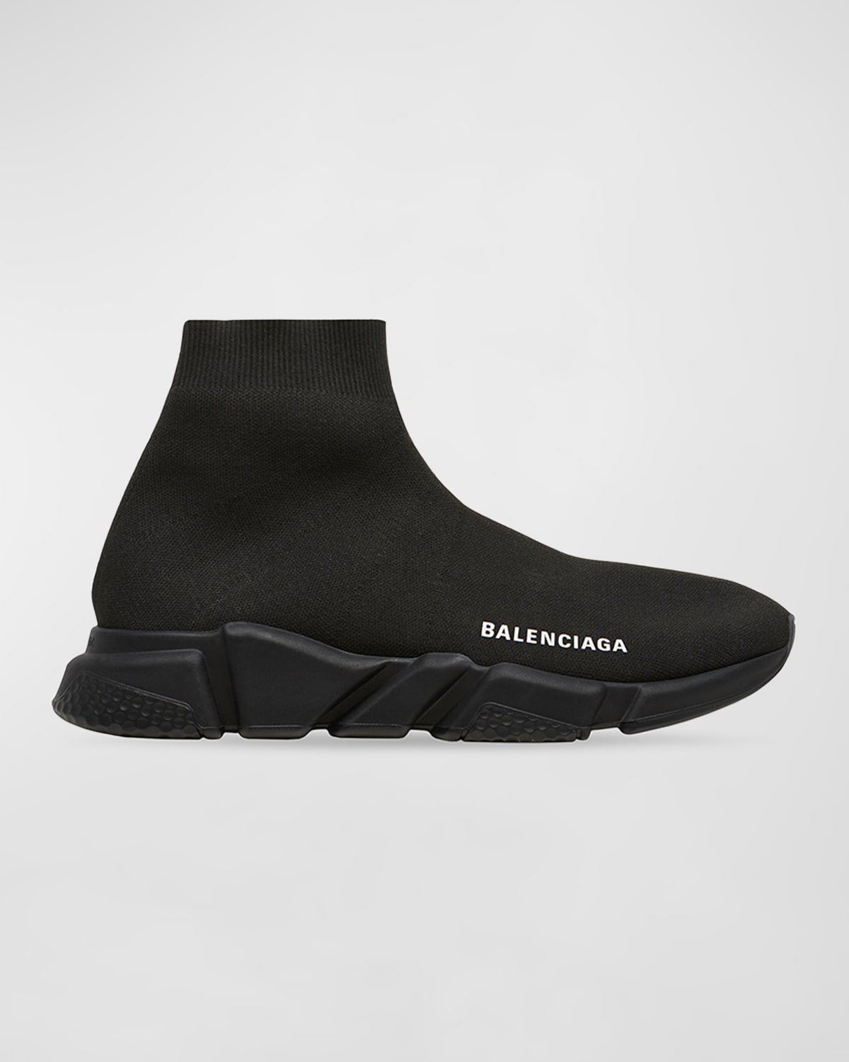 Shop Balenciaga Men's Speed Sneaker In 1013 Black