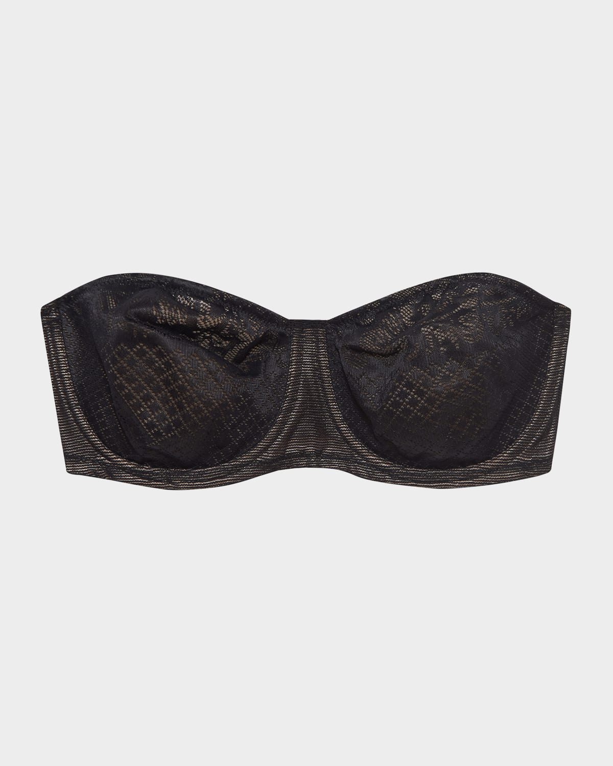 Wacoal Visual Effects Strapless Underwire Minimizer Bra In Black