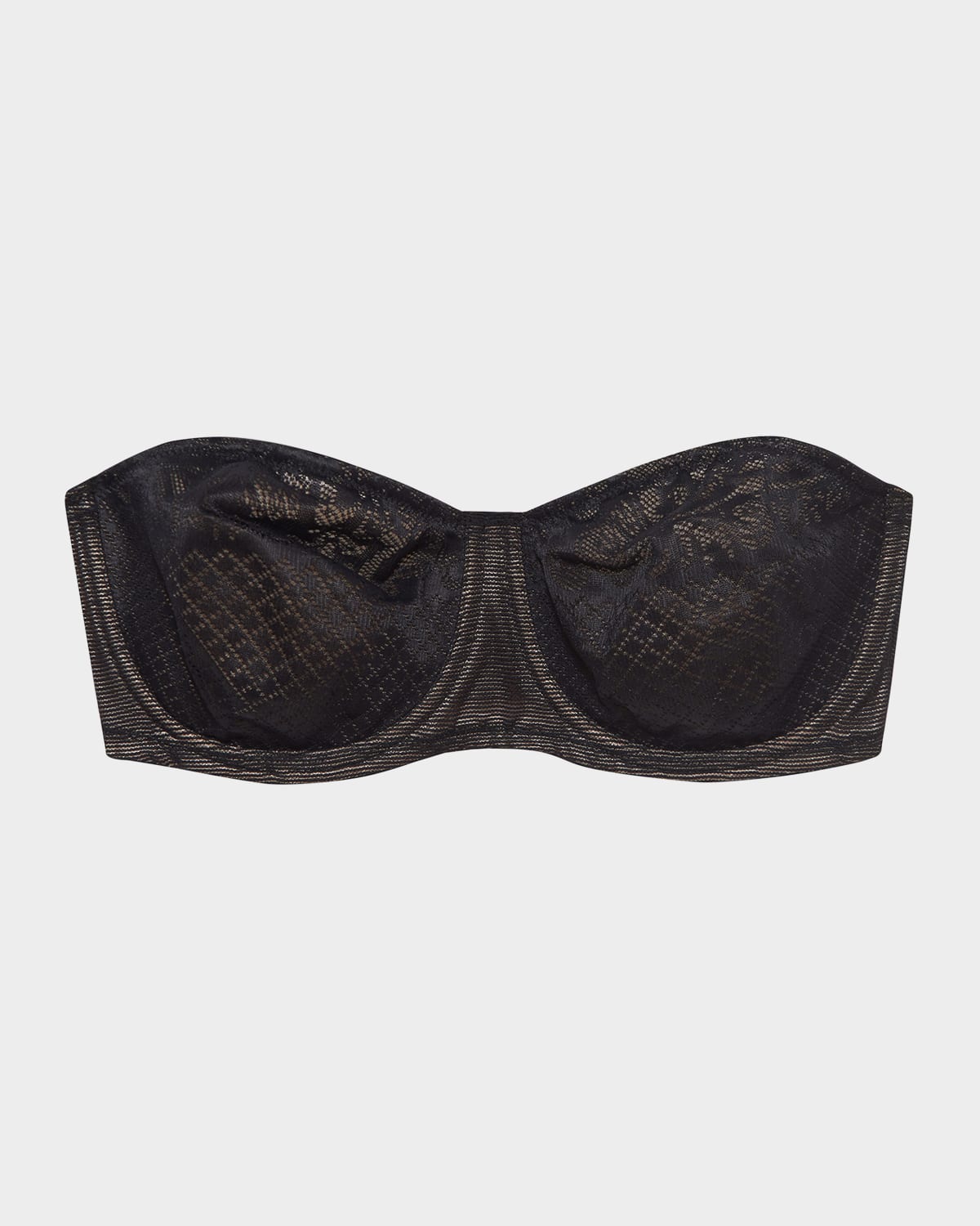 Shop Wacoal Visual Effects Strapless Minimizer Bra In Black