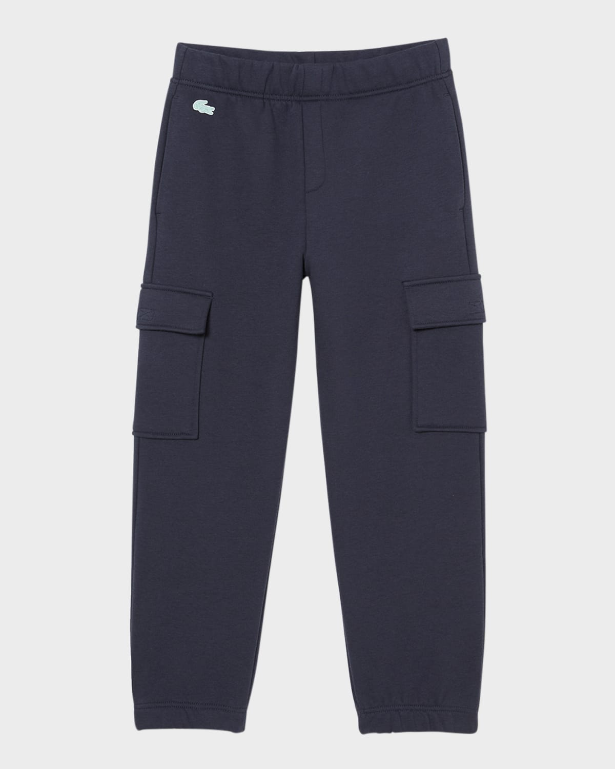 Lacoste Kids' Boy's Cargo Style Sweat Trousers In Dark Blue