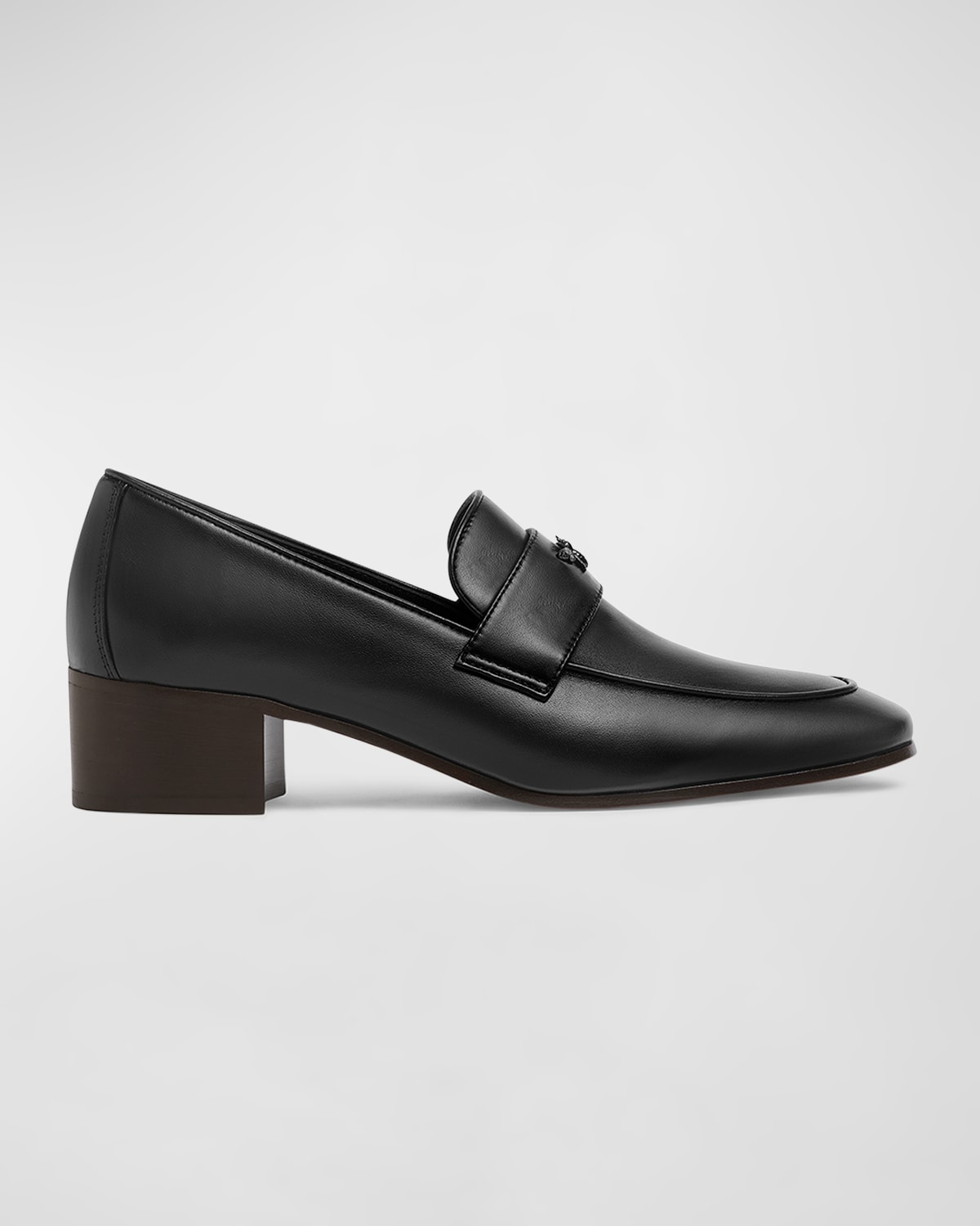 Leather Flat Loafers