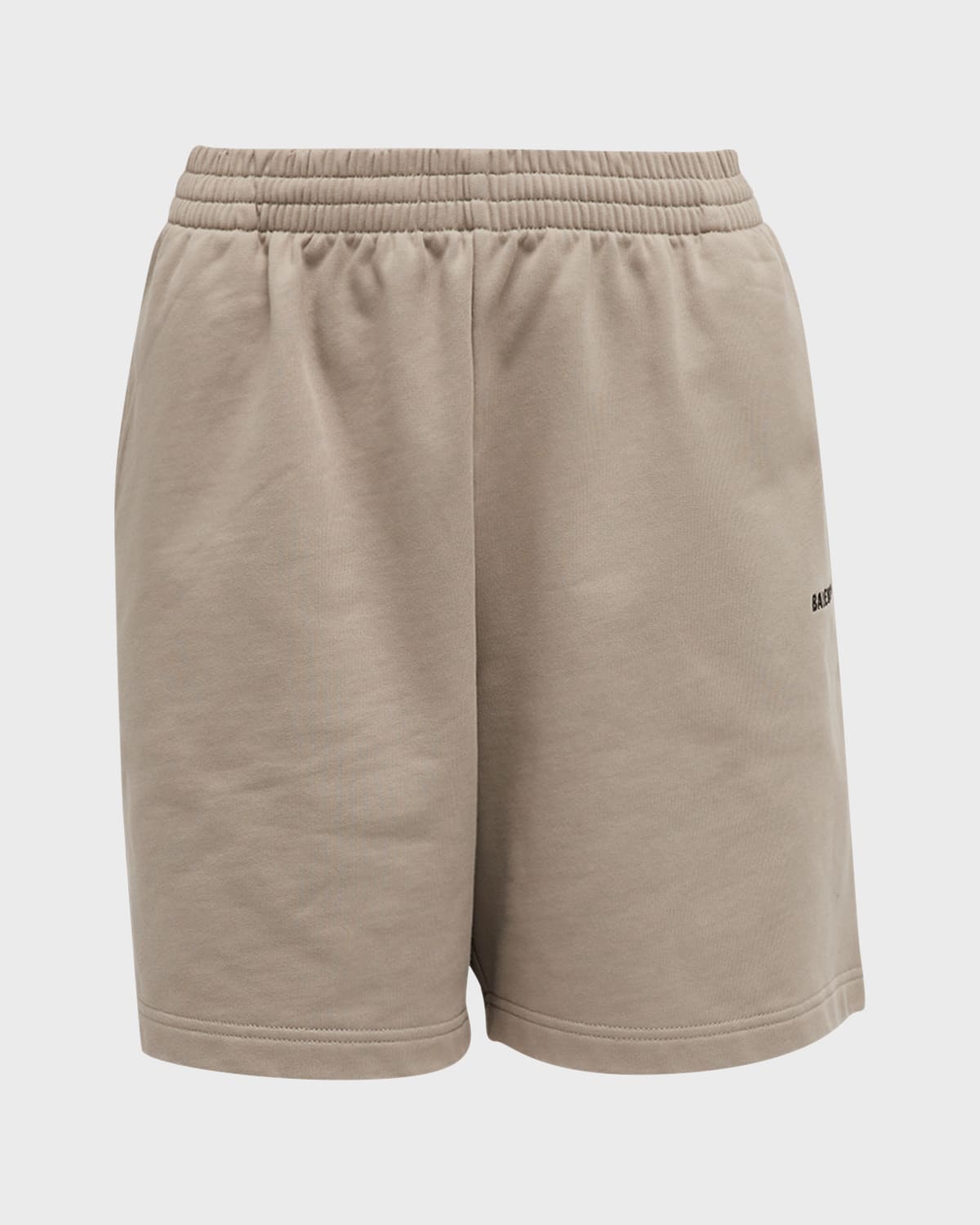 Balenciaga Back Sweat Shorts In 9763 Dust/black