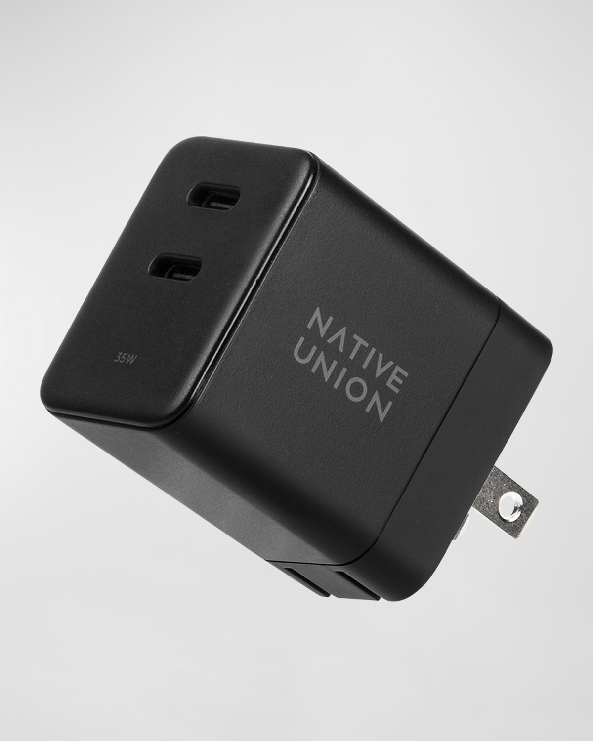 Native Union Fast Gan Charger Pd 35w, Us In Black