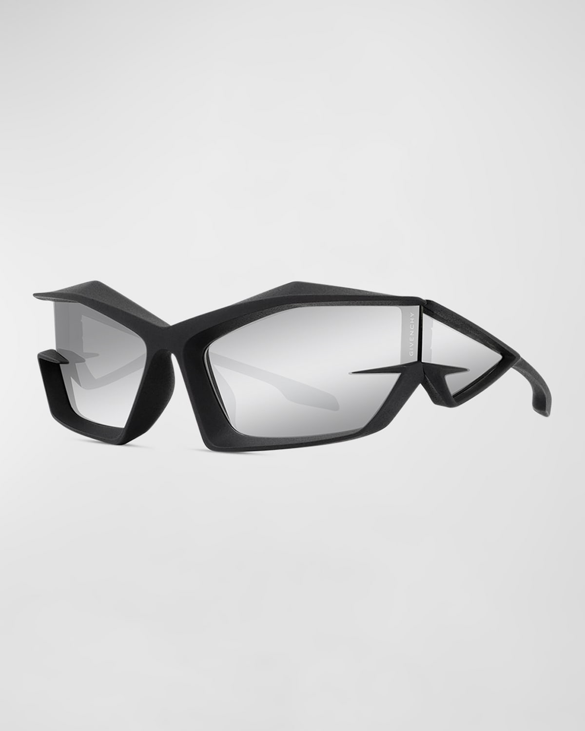 Givenchy Giv Cut Sunglasses In Matte Black Mirro