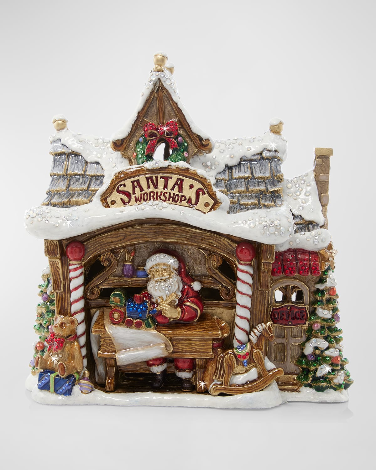 Jay Strongwater Jay Musical Christmas Figurine Box