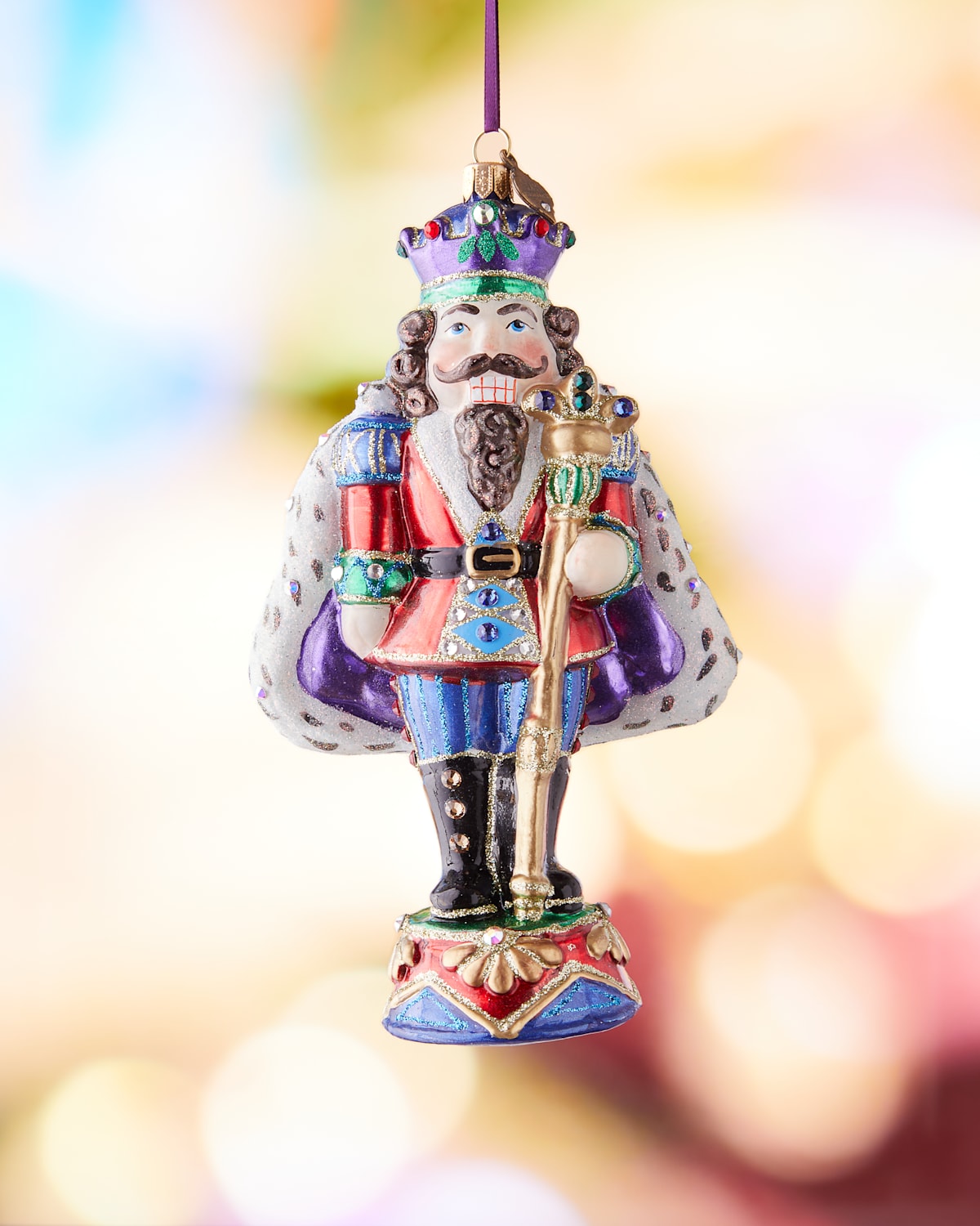 Jay Strongwater Fancy Nutcracker Christmas Ornament