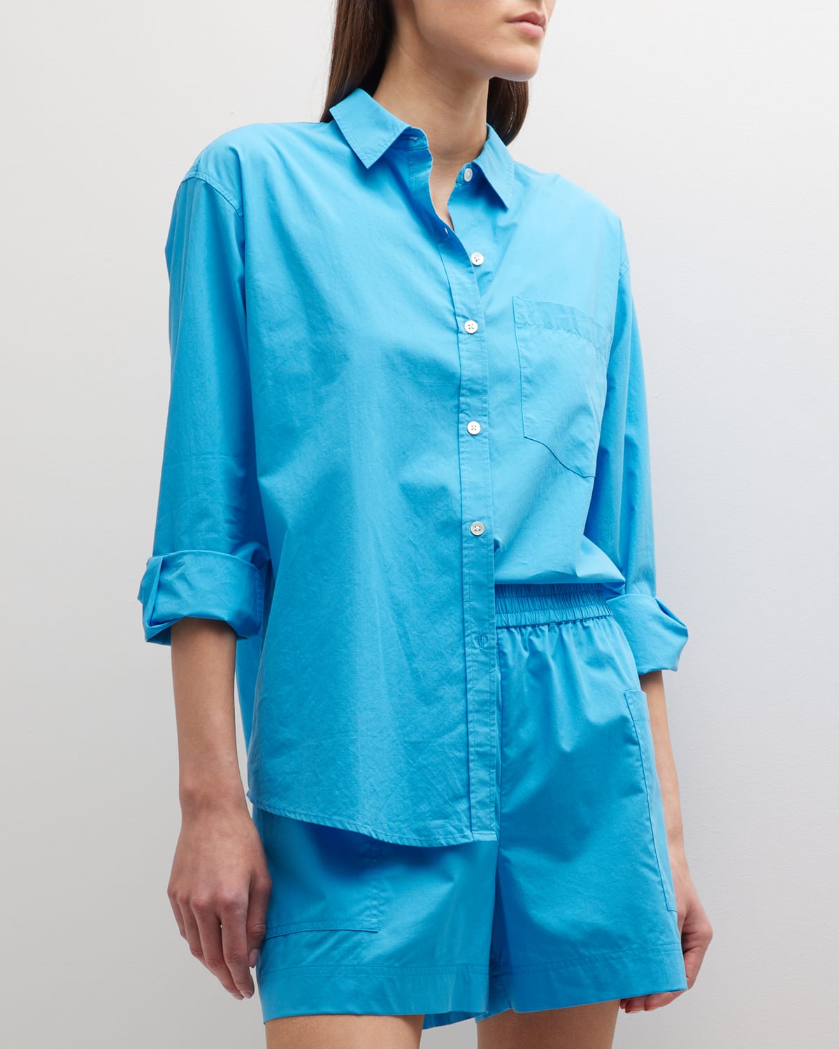 Rails Arlo Button-front Casual Shirt In Pacific