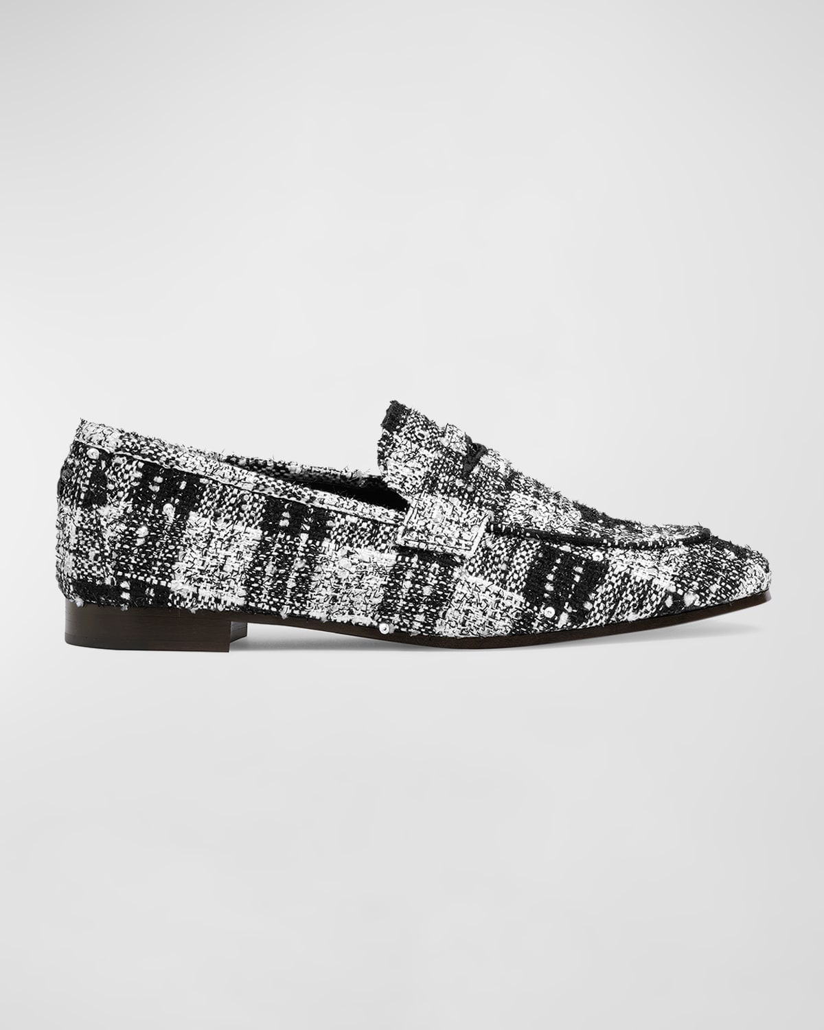 Bougeotte Flaneur Tweed Penny Loafers