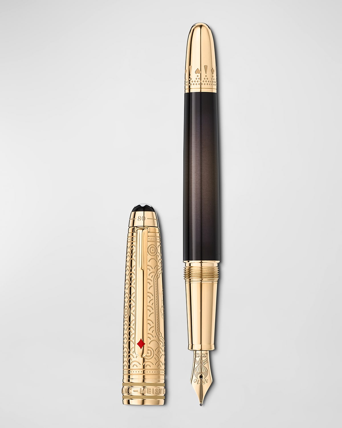 Montblanc Men's Meisterstuck Around The World In 80 Days Doue Classique Fountain Pen In Brown