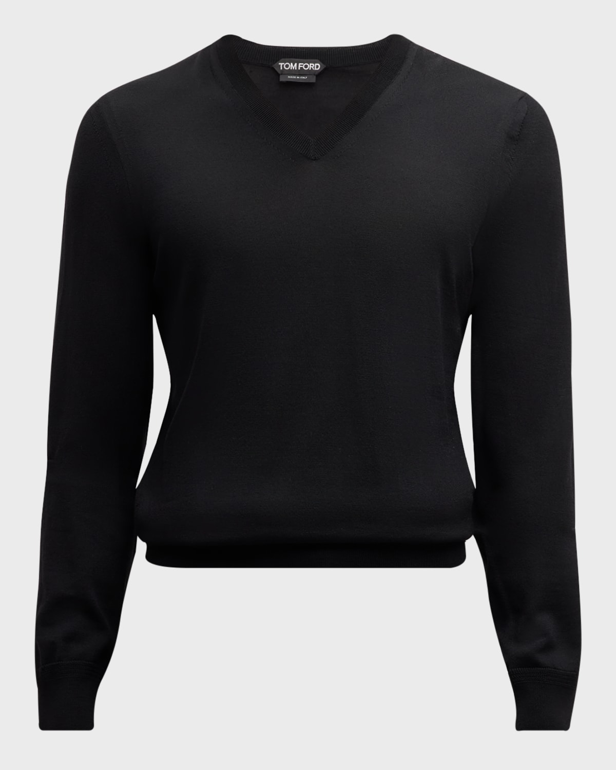 Men's Merino Wool V-Neck Sweater