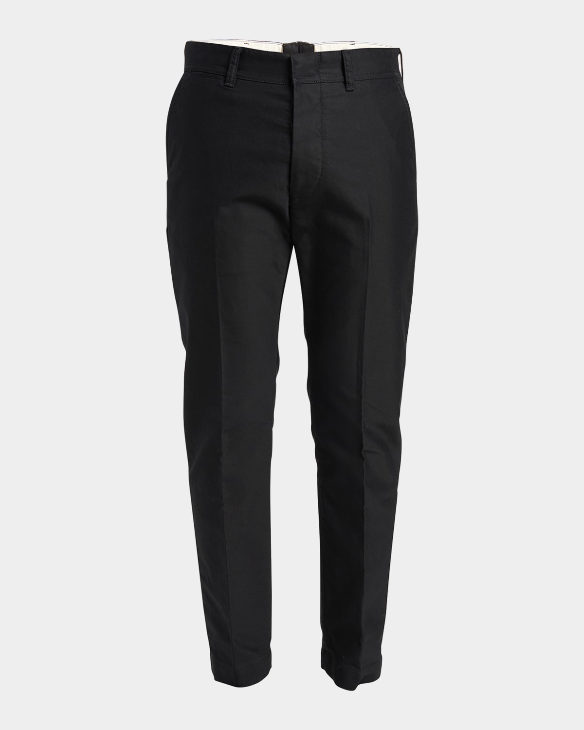 Tom Ford Tailored Trousers Featuring Front Crease In Black
