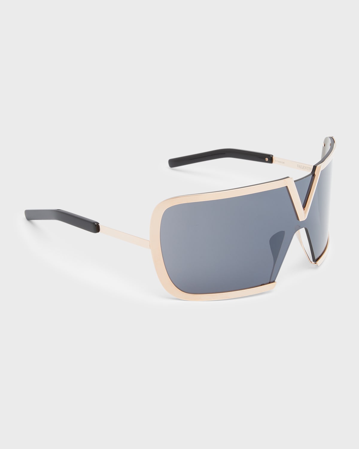 V-Romask Shield Titanium & Acetate Sunglasses