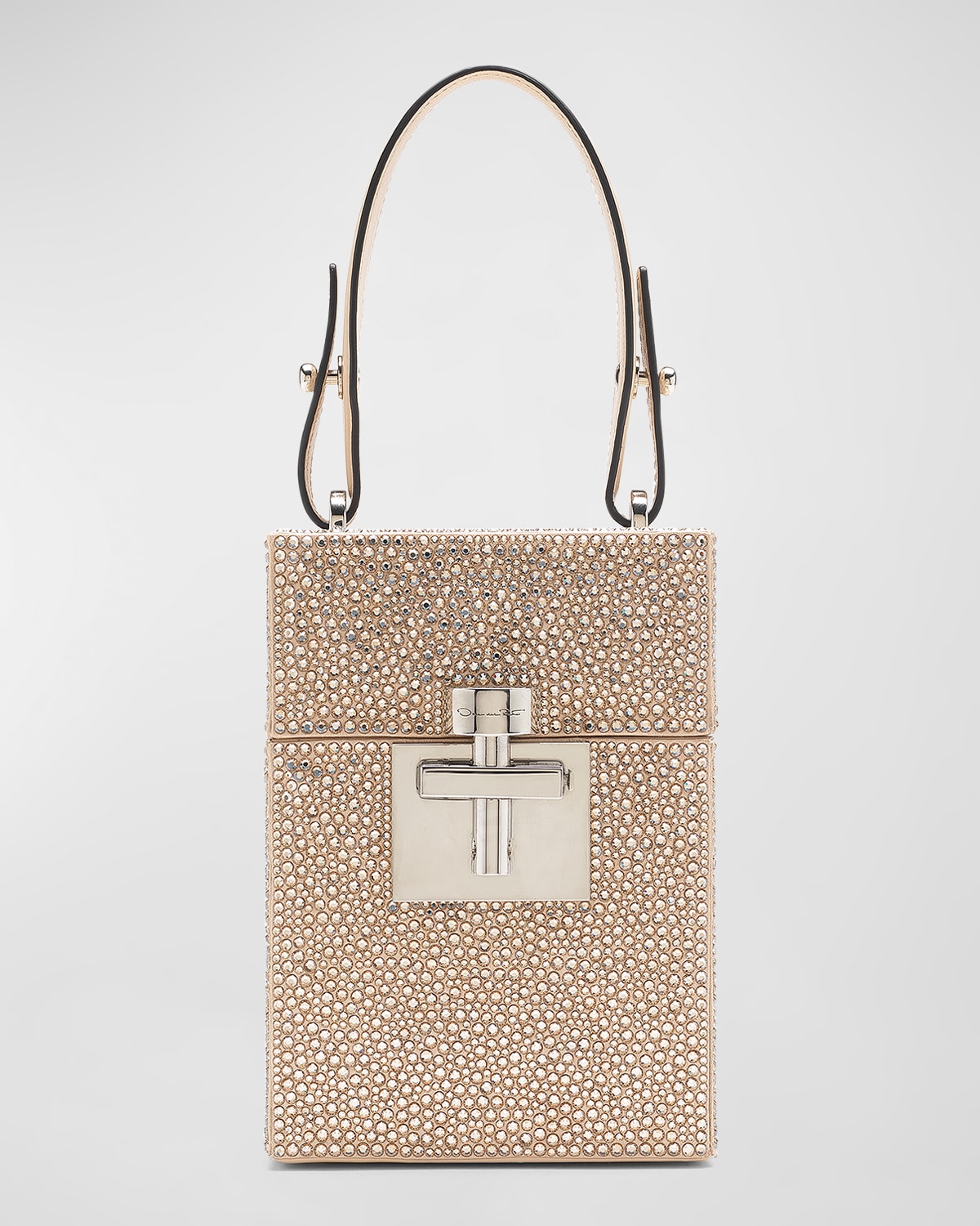 Alibi Crystal Box Top-Handle Bag