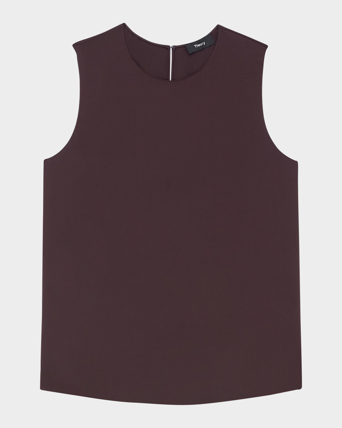 Theory Silk Georgette Shell Top In Mnk