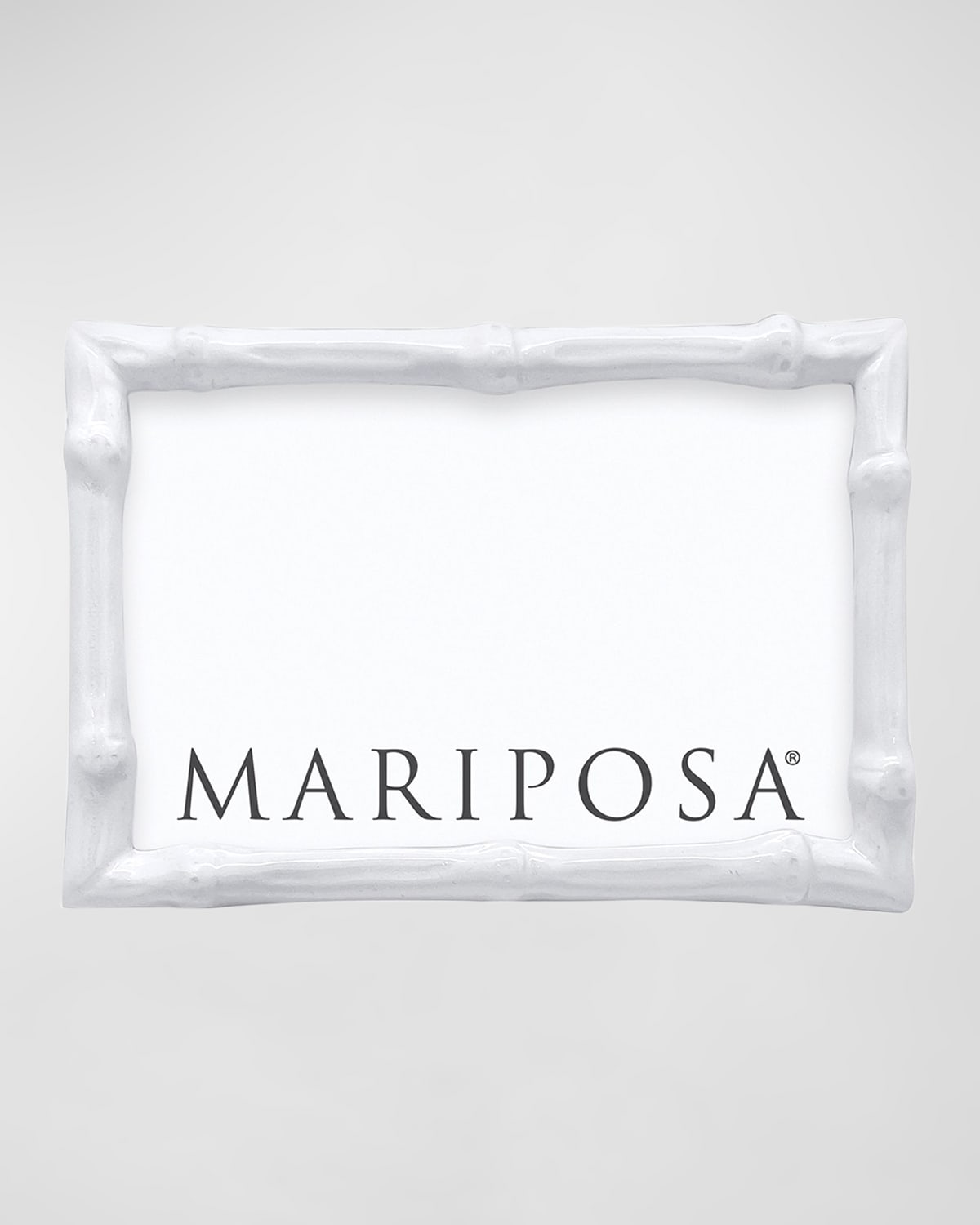 MARIPOSA BAMBOO PICTURE FRAME, 4" X 6"