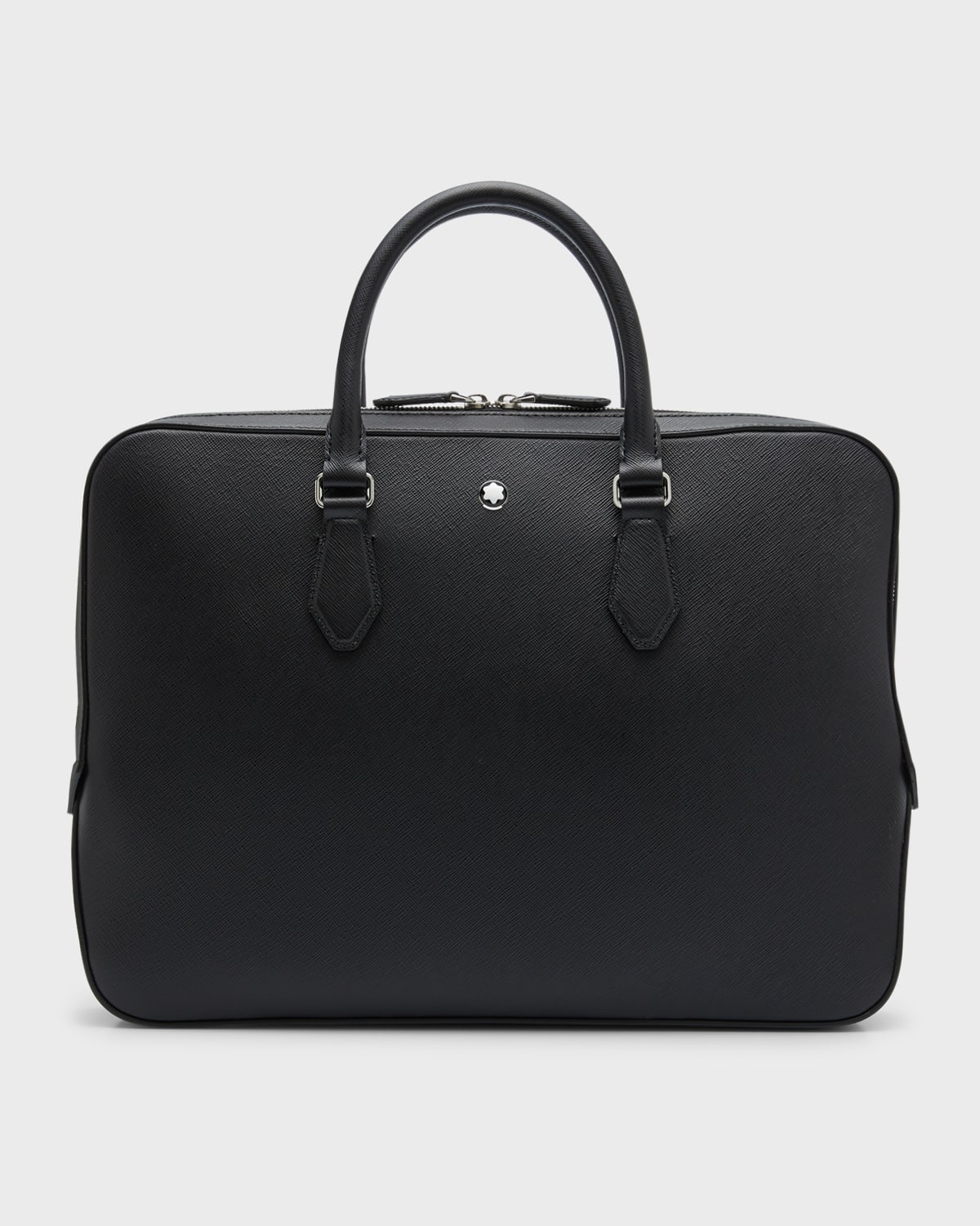 Shop Montblanc Men's Sartorial Briefcase In Black