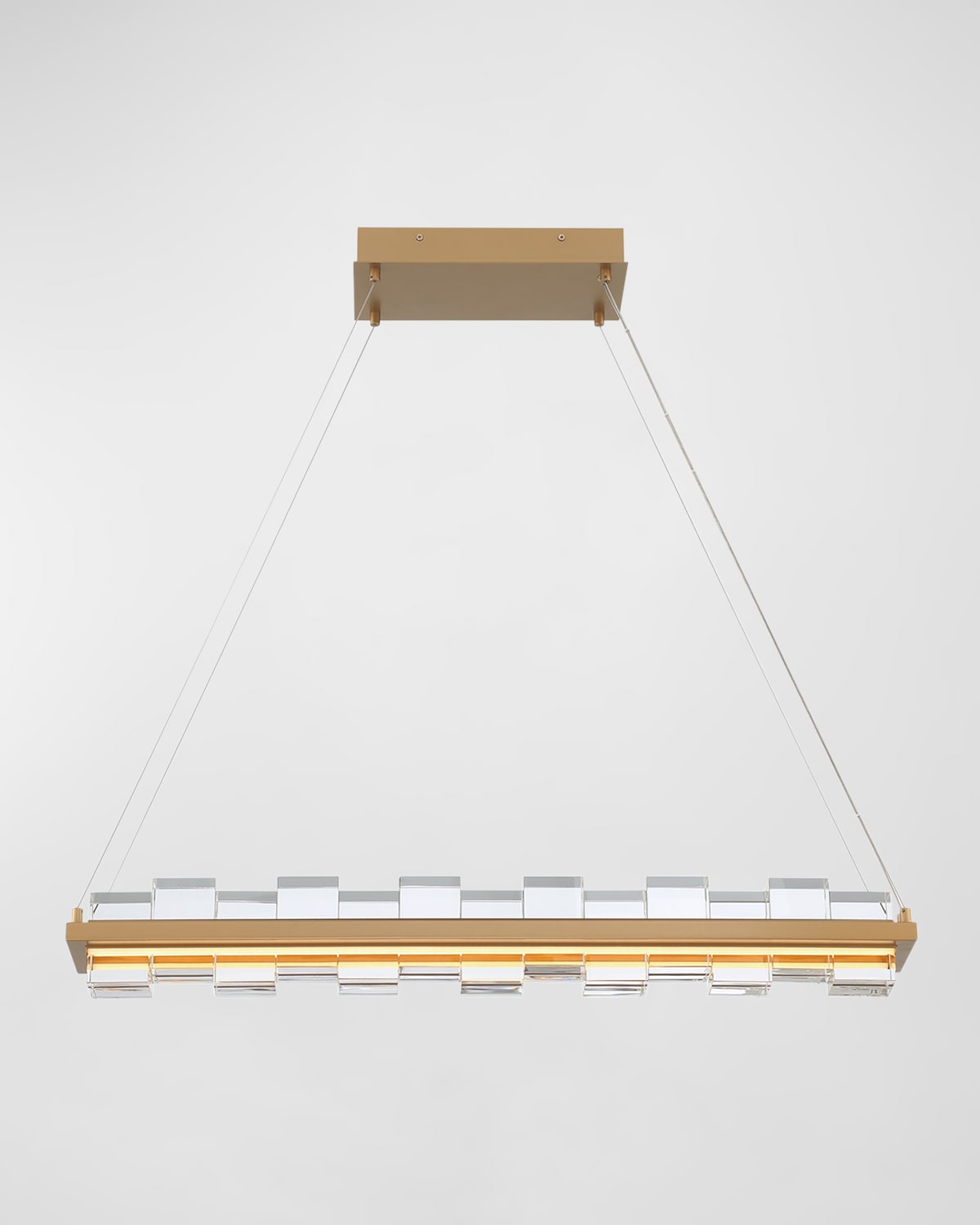 Shop Eurofase Bruce Led Island Chandelier In Gold