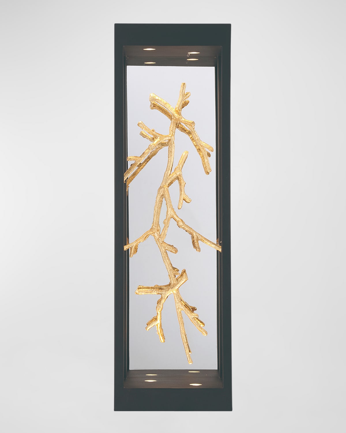 Aerie Gold Indoor/Outdoor LED Sconce