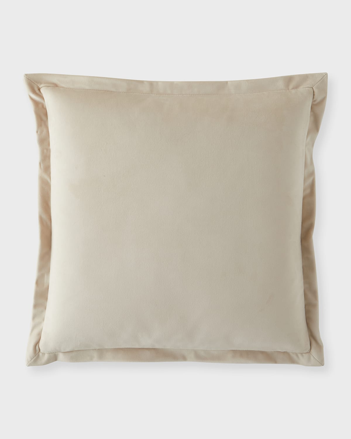 Beach Haven Velvet Pillow, 20" Square