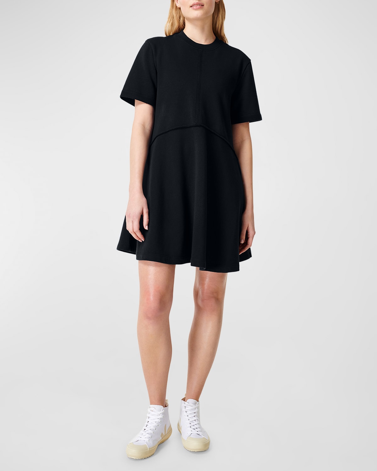 Sweaty Betty Revive Cotton Blend T-shirt Dress In Black