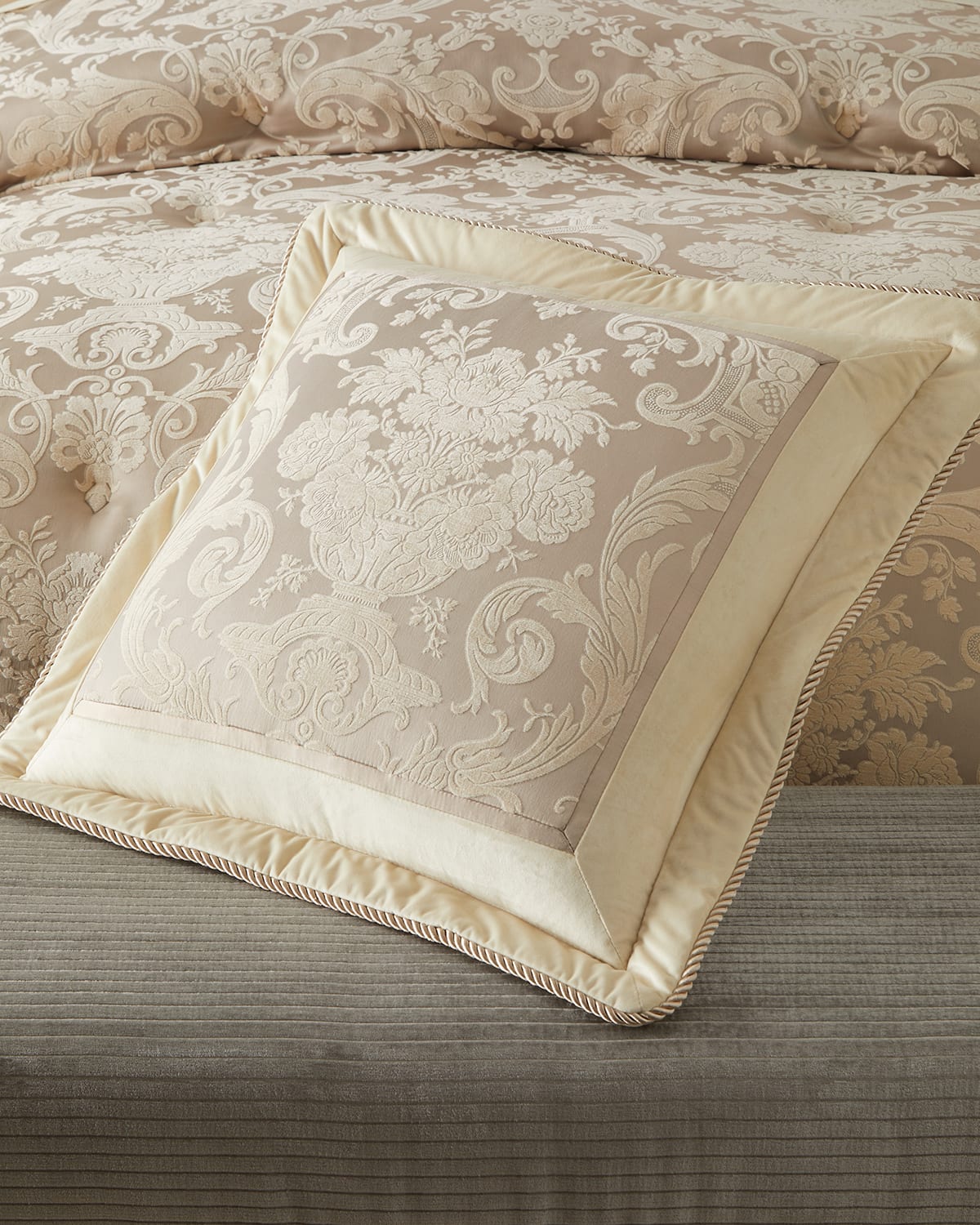 Austin Horn Collection Annabelle Main Euro Sham In Gold