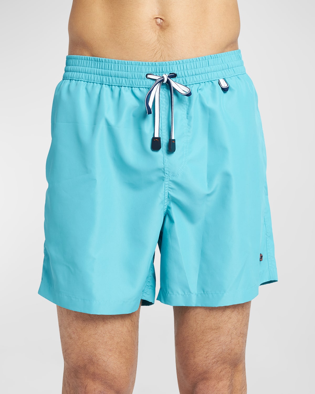 Loro Piana Men's Bay Swim Trunks In Water Teal