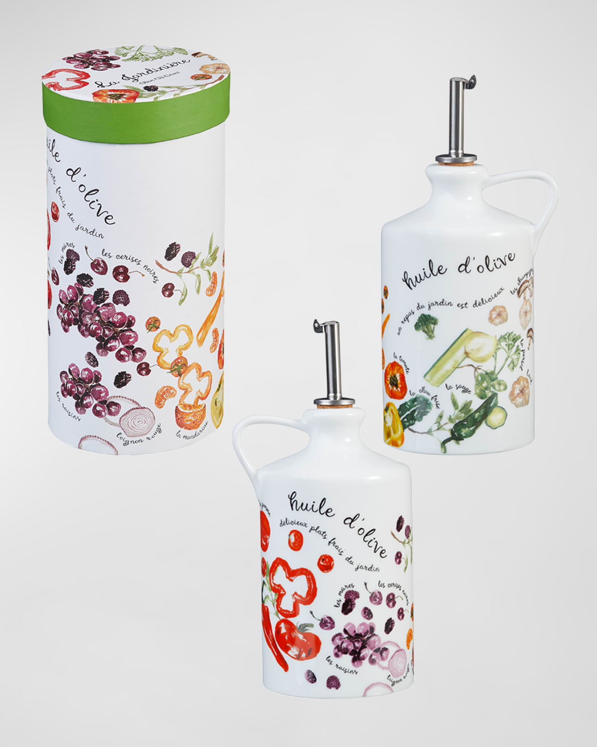 La Jardiniere Oil Bottles - Set of 2