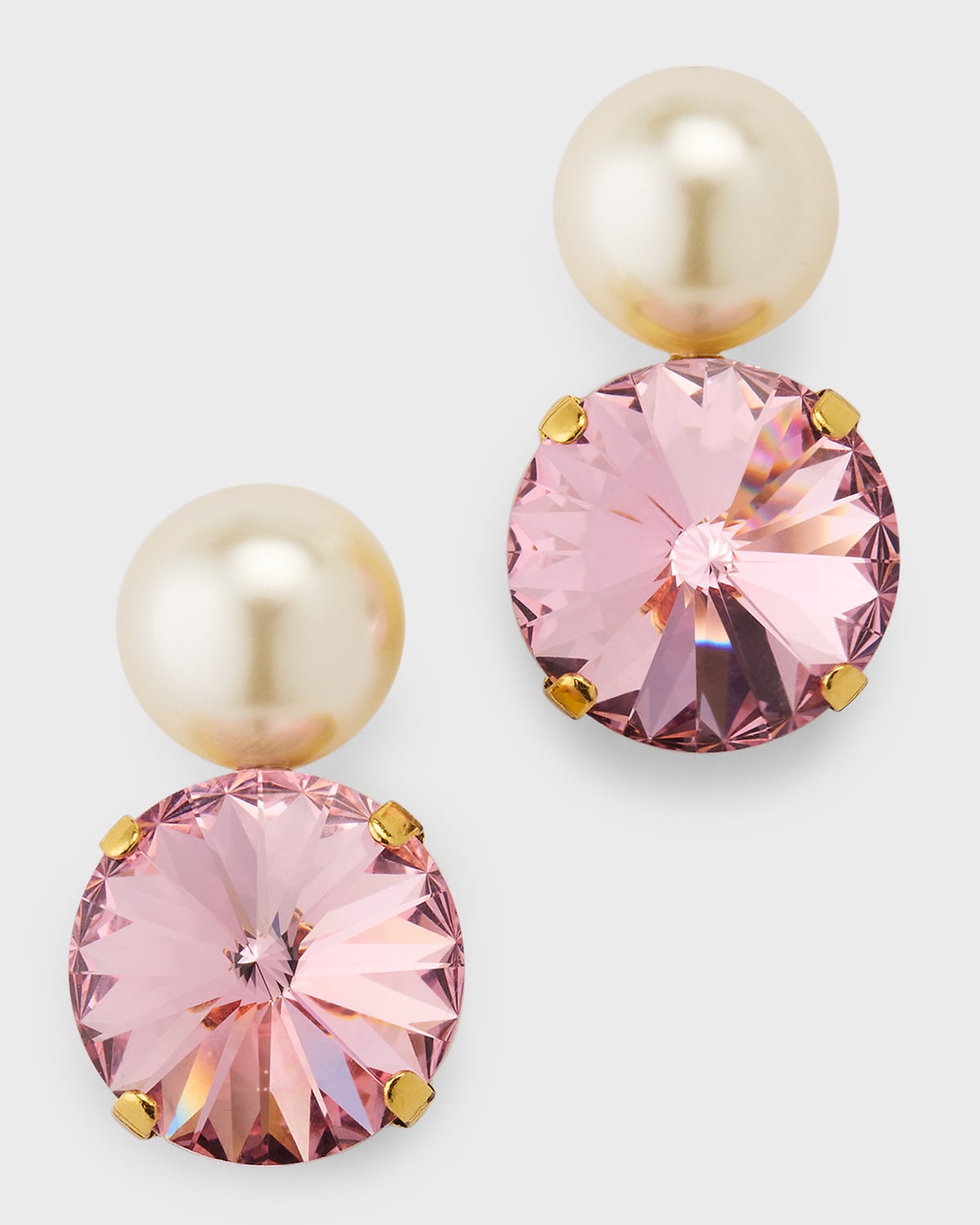Jennifer Behr Demi Stud Earrings In Light-rose