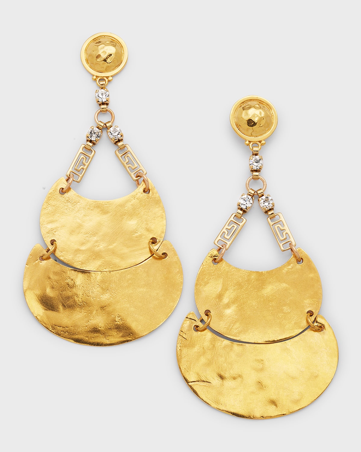 14k Gold Initial Stud Earring, Single