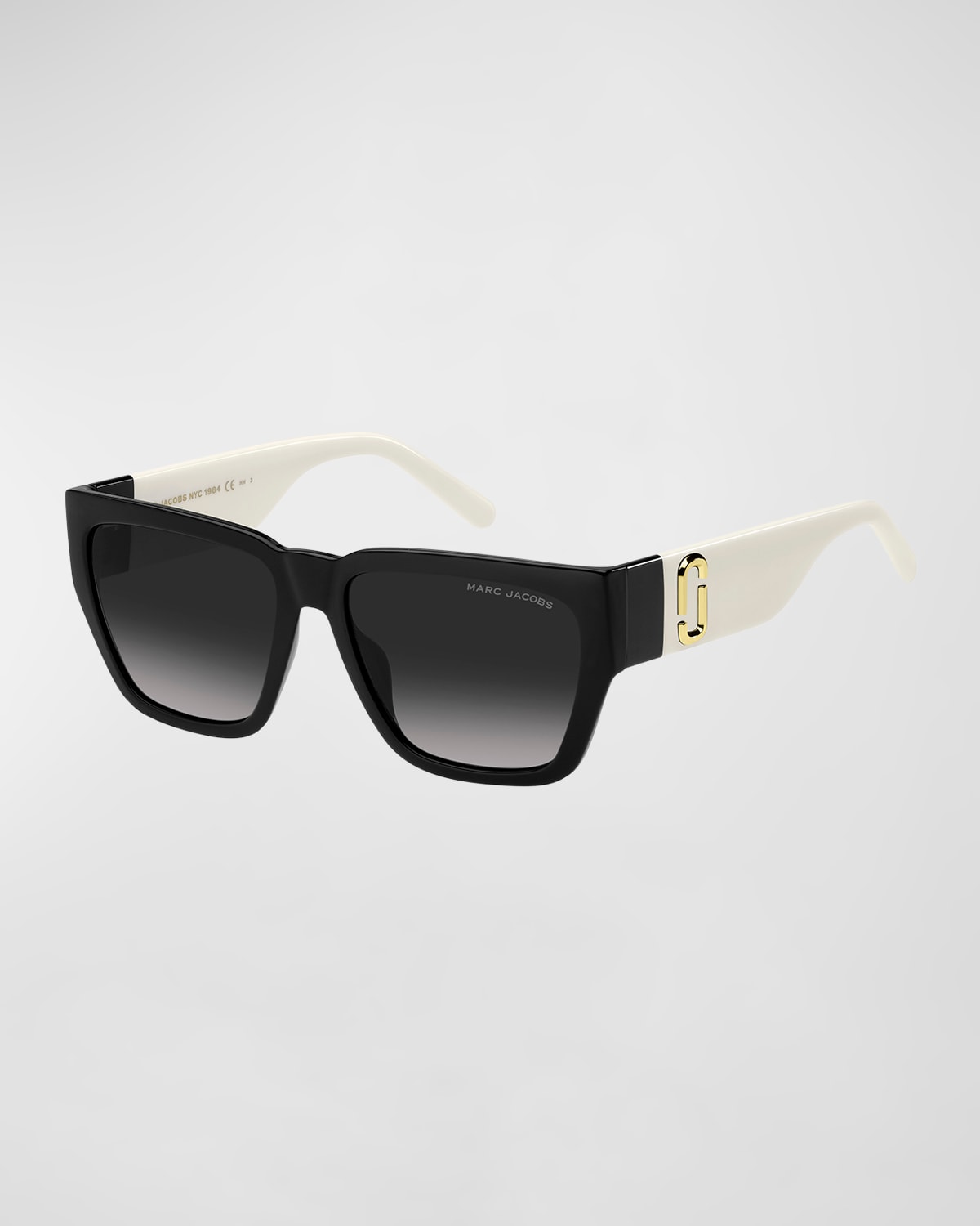 MARC JACOBS J MARC LOGO SQUARE PLASTIC SUNGLASSES