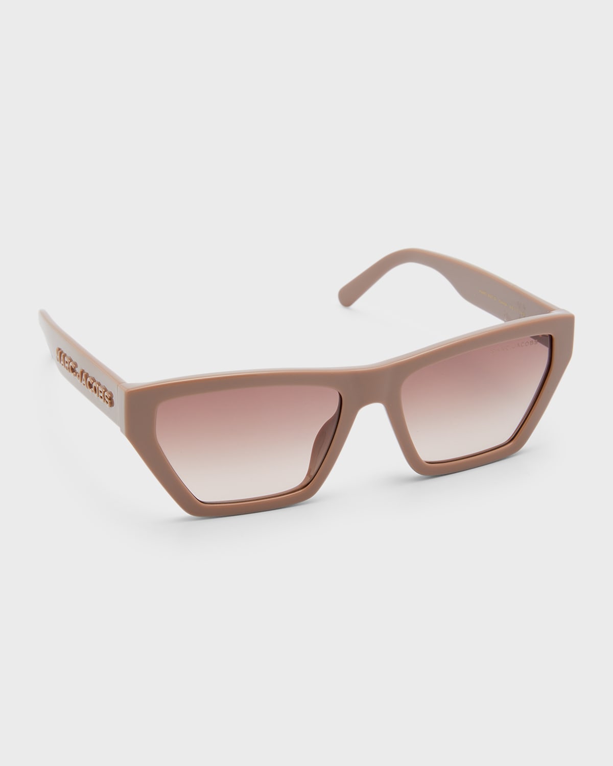 Marc Jacobs 55mm Gradient Cat Eye Sunglasses In Beige