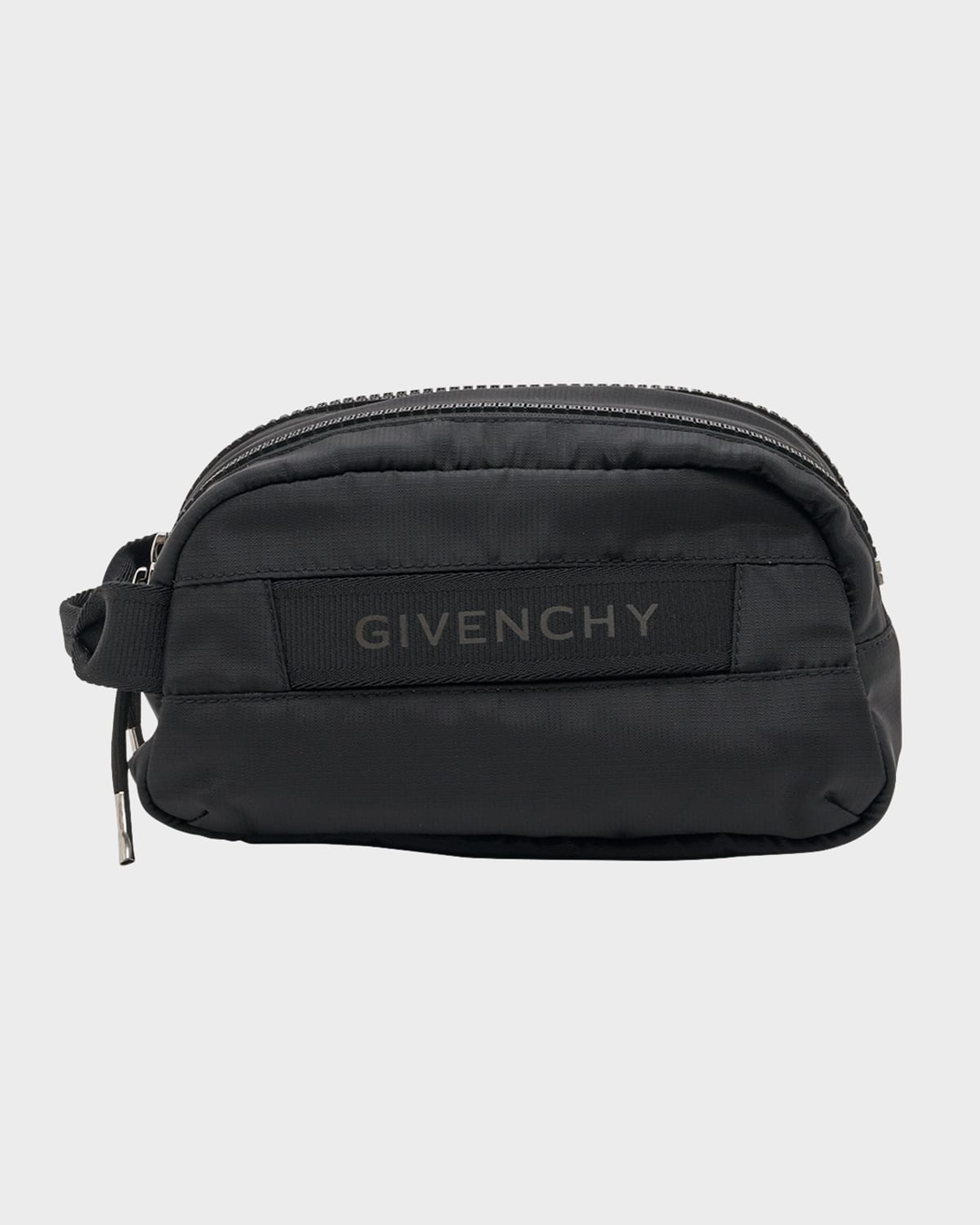 Shop Givenchy Men's G-trek Toiletry Pouch In Black