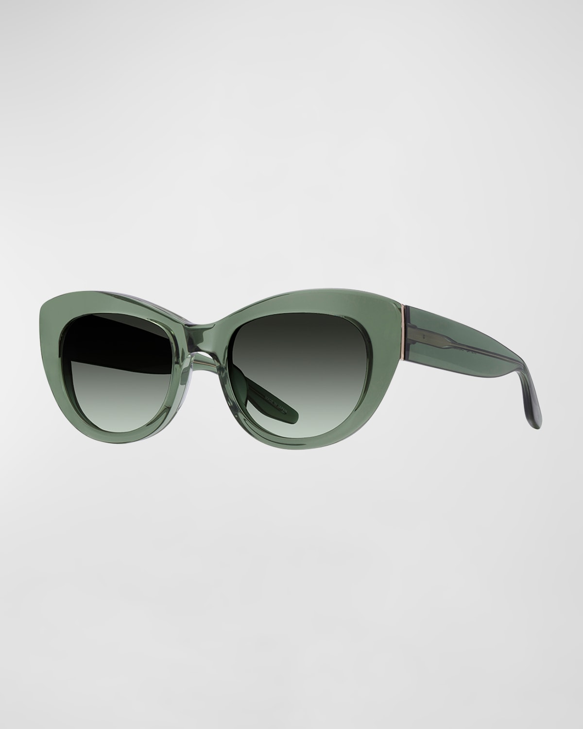 Coquette Gradient Green Acetate Cat-Eye Sunglasses