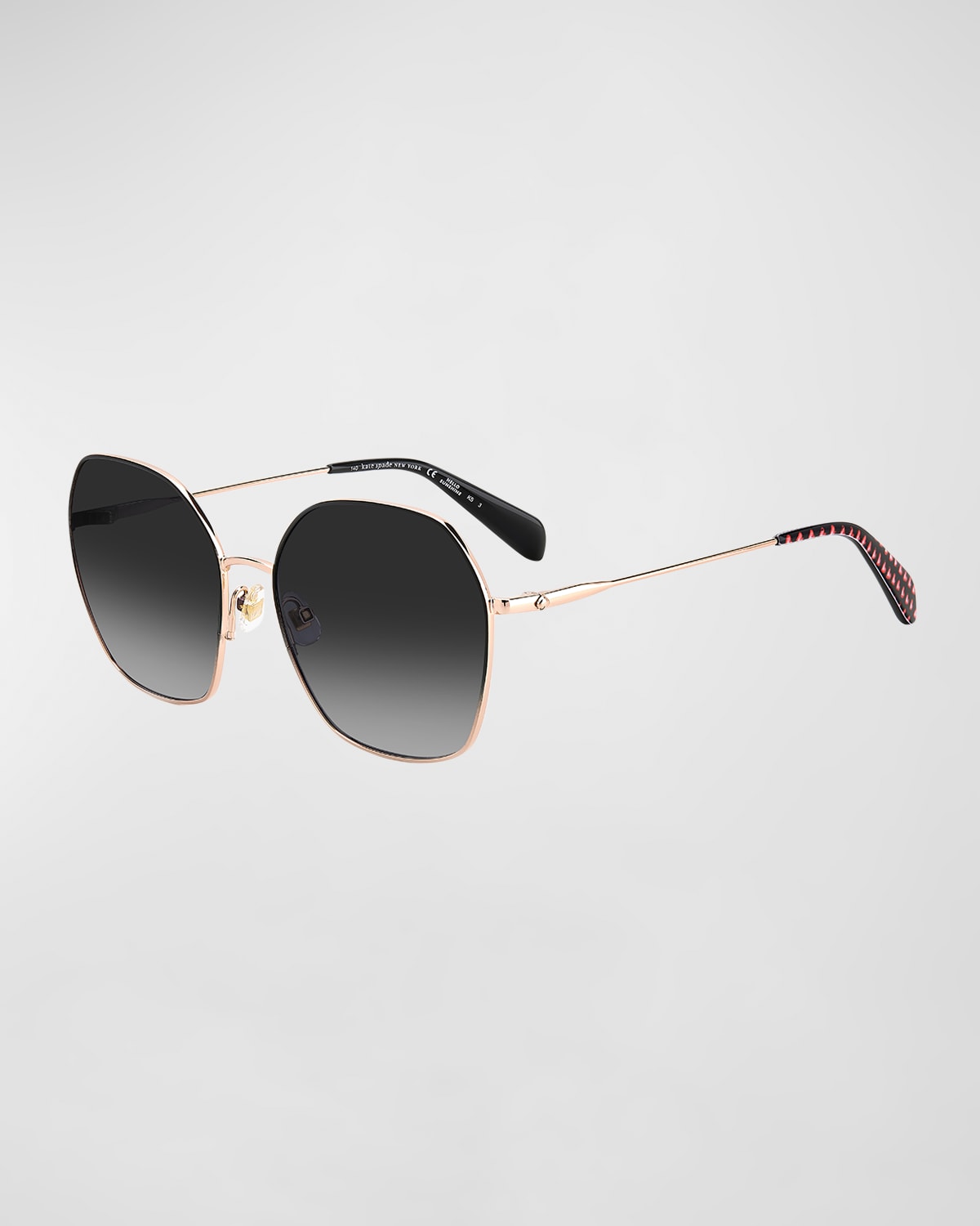 KATE SPADE KENNA MIXED-MEDIA BUTTERFLY SUNGLASSES