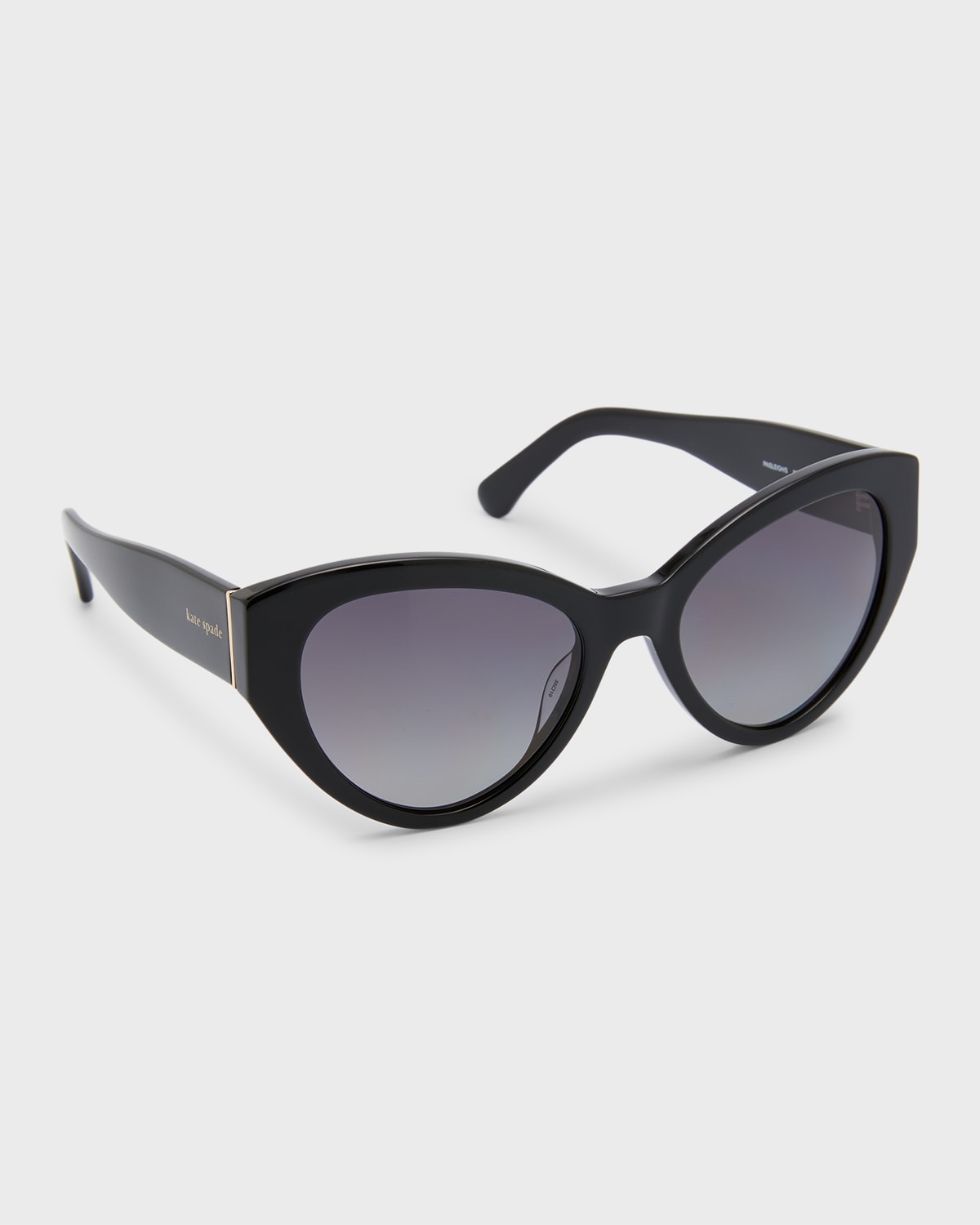 Shop Kate Spade Paisleigh Acetate Cat-eye Sunglasses In White