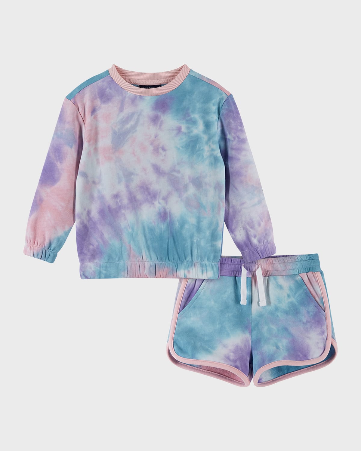 Tie dye hotsell sweatshirt and shorts